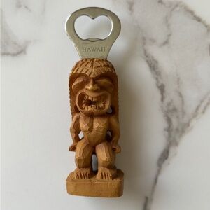 Hawaii Carved Tiki Bottle Opener